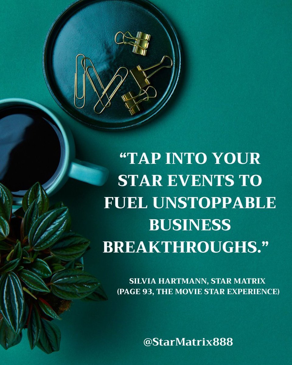 StarMatrix888's tweet photo. ✨ “Tap into your Star Events to fuel unstoppable business breakthroughs.” 🚀

#StarMatrix #StarMatrix888 #BreakthroughMoments #SoulGrowth #EnergyIsTheAnswer #EnergeticEntrepreneur #TapIntoYourPower https://t.co/Ktk6MzeGcH