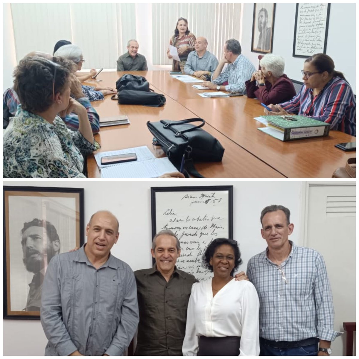 citmacuba's tweet image. Preside ministro de @citmacuba @ArmandoRguezB proceso de entrega y recepción del cargo de viceministro, con la participación de los miembros del Consejo de Dirección del Citma