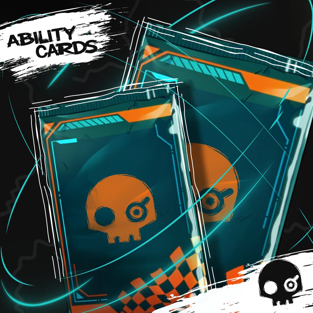 💣 Ability Cards are a core part of Meta Racing gameplay!

→ Cars and pilots get you to the starting line, but it’s the cards that decide how every section of the track plays out.

→ They set buffs and debuffs, unlock maneuvers, shift the race dynamics, and force opponents to