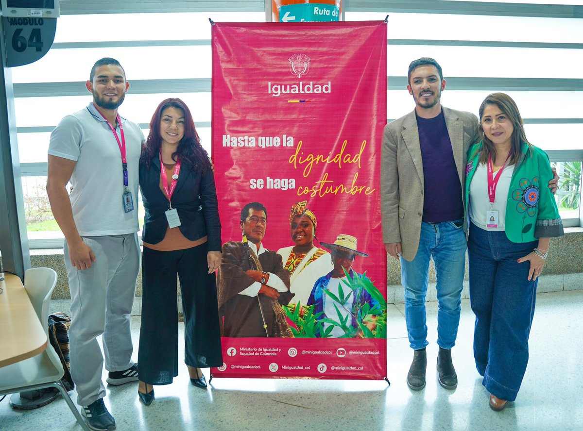 MinIgualdad_Col's tweet image. ¡MinIgualdad abre sus puertas en tu barrio!

Abrimos puntos de atención en el 20 de julio, Suba y Bosa para llevar la respuesta institucional a mujeres, juventudes, comunidades étnicas, personas LGBTIQ+, personas mayores y familias que han sido históricamente excluidas. 

¡Este…