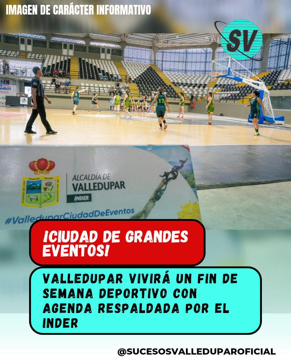 VALLEDUPAR VIVIRÁ UN FIN DE SEMANA DEPORTIVO CON AGENDA RESPALDADA POR EL INDER

<a href="/InderValledupar/">INDER VALLEDUPAR</a>

instagram.com/p/DRnRUlXEWf1/…