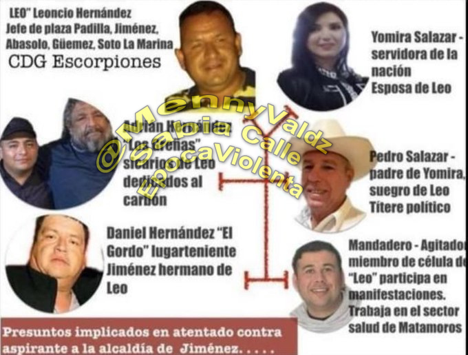 MennyValdz's tweet image. NARCOPAGINAS Facebook de Tamaulipas por una  nos enteramos que ya regreso el criminal LEONCIO lider CDG en #Guemez #Jimenez #padilla #abasolo amigo del MVZ CRIMINAL EDGAR LOPEZ exDir de VETERINARIA quien quiere ser presidente mpal. DE #GUEMEZ y cuñado del alcalde de #cdvictoria