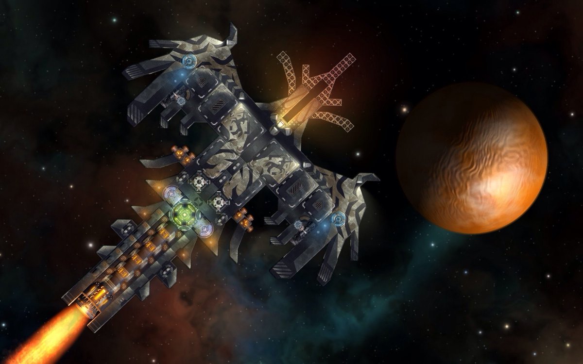 #Cosmoteer ship of the day: "Lost Sol Fowl" by Mirosqueen. Build your own ship in Cosmoteer: Starship Architect &amp; Commander! Download the FREE demo and buy it on Steam: store.steampowered.com/app/799600/