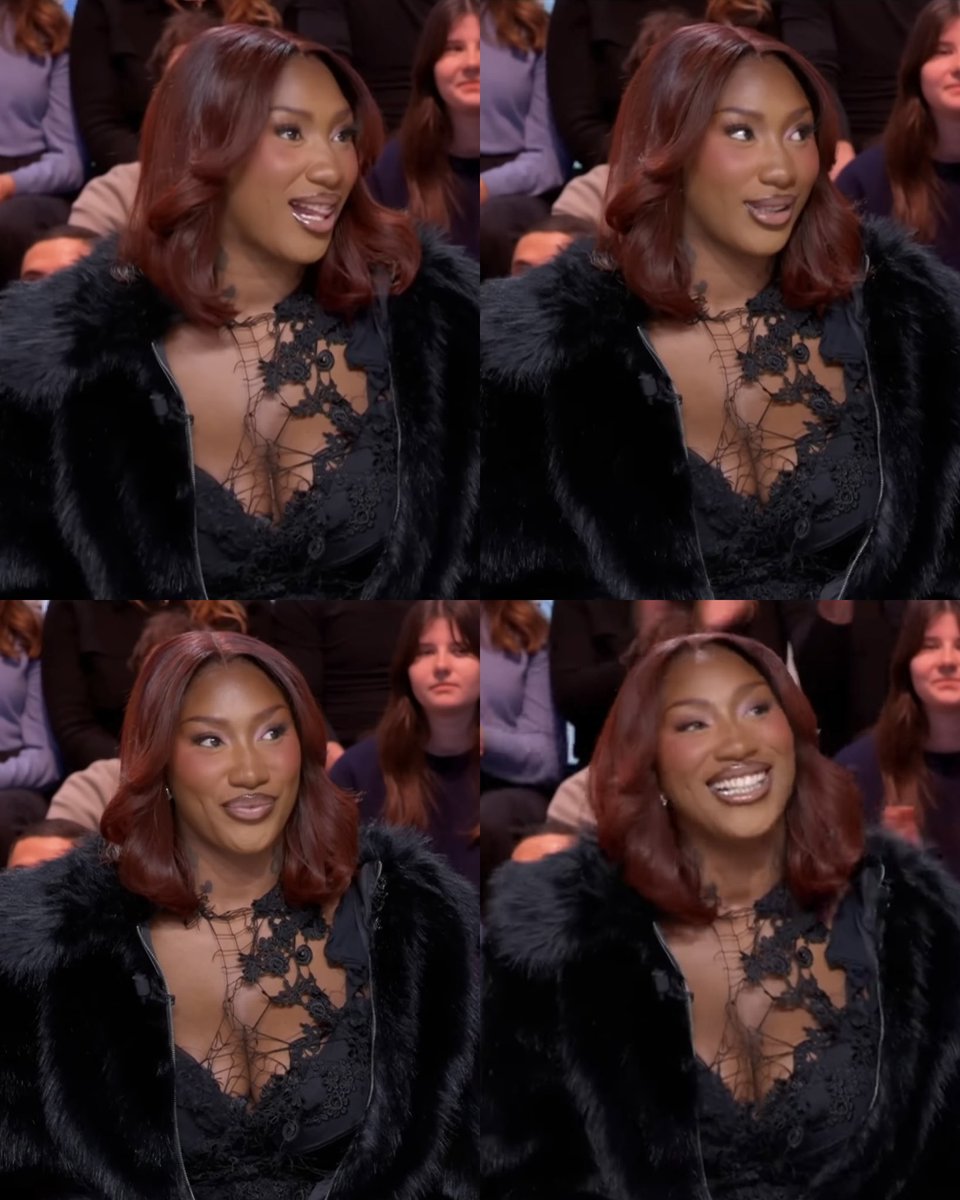 her face card is insane. #Quotidien