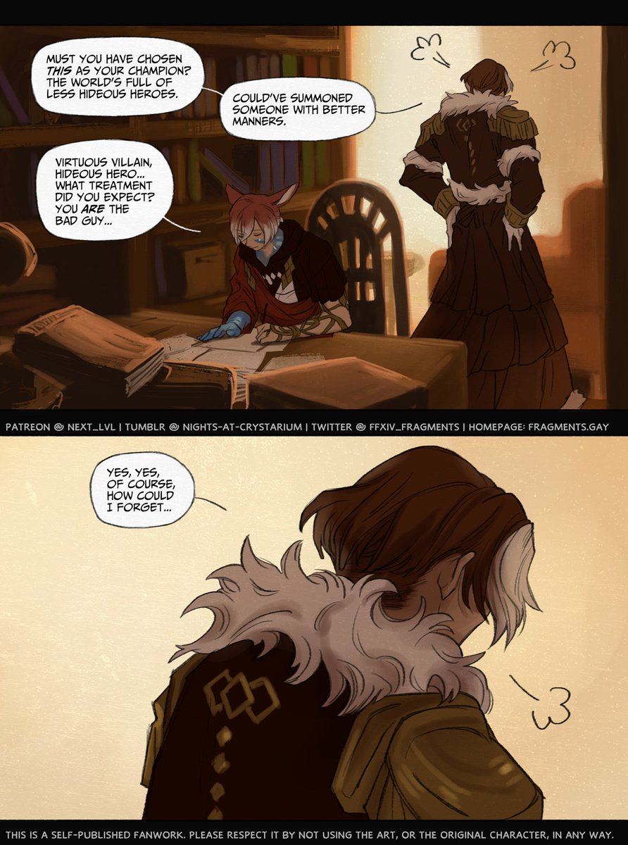 ffxiv_fragments's tweet image. "Fragments" - episode 78
But, merciless, time's ever marching on.
1/3