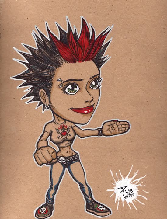 Incubo's tweet photo. Punkie Girl
Markers on paper https://t.co/jvQdyqLBOG
