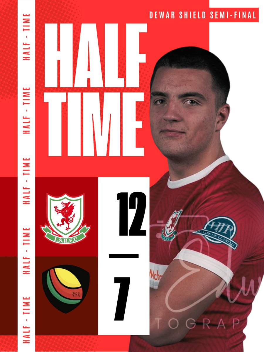 Half-time score from Merthyr
