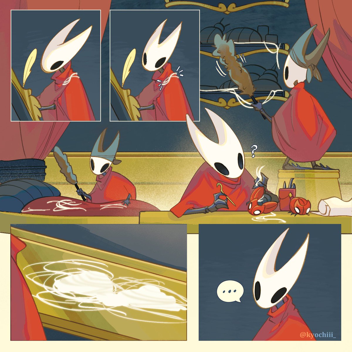 kyochiii_'s tweet image. general cleaning #lacenet #silksong