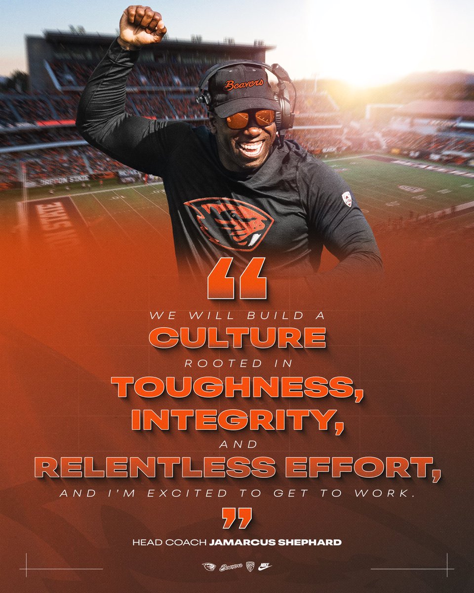 BeaverFootball's tweet image. Let’s work, Coach 👏

@CoachShephard x #GoBeavs