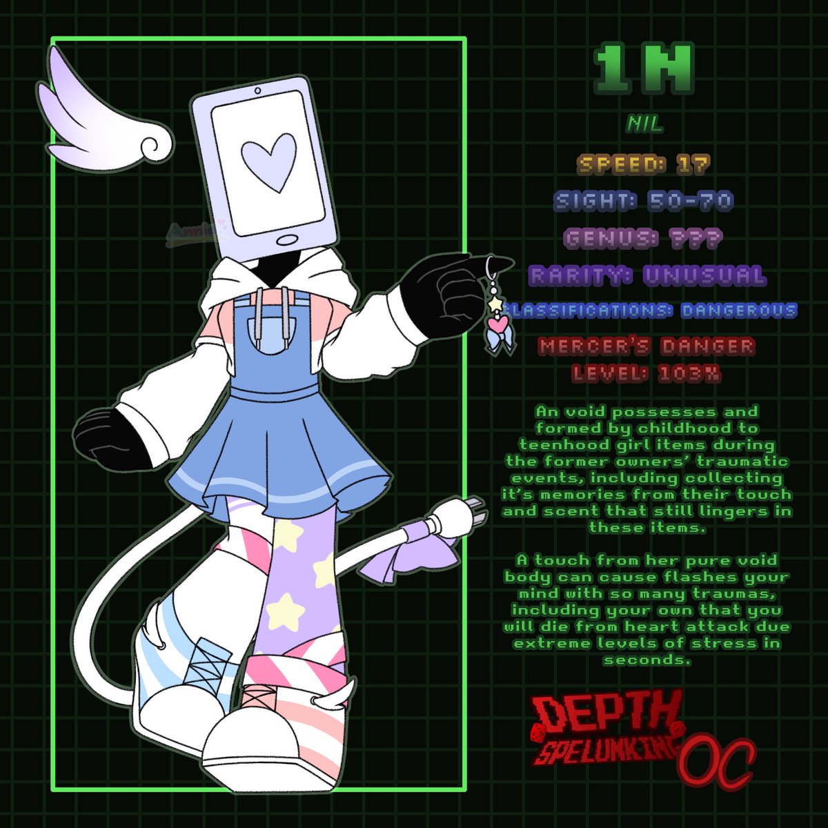 AnnieSweetCute1's tweet image. 1N, my OC I revived from Gacha Club dreamcore phrase 💖💜💙
#depthspelunking #oc