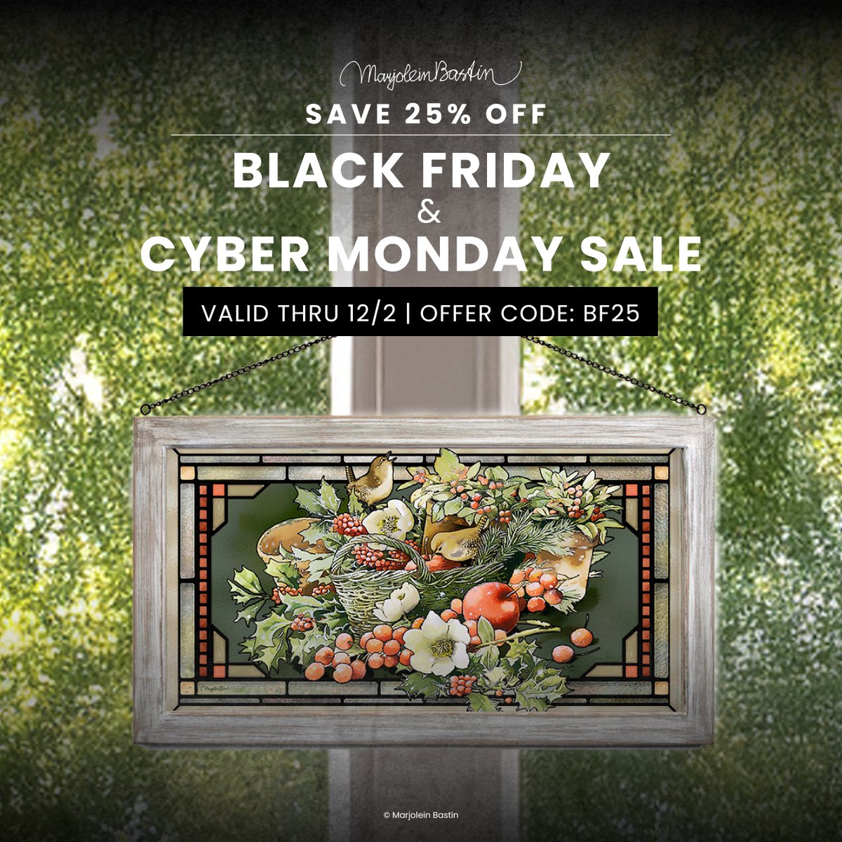 🌿🎁 Black Friday + Cyber Monday Deals Are Live! ✨🖼️
Through 12/2, enjoy 25% OFF sitewide at Wild Wings with code BF25!

👉 Shop now: ow.ly/Za2650XzbLF

#WildWings #MarjoleinBastin #BlackFridayDeals #CyberMondaySavings #NatureArt #HolidayGifts