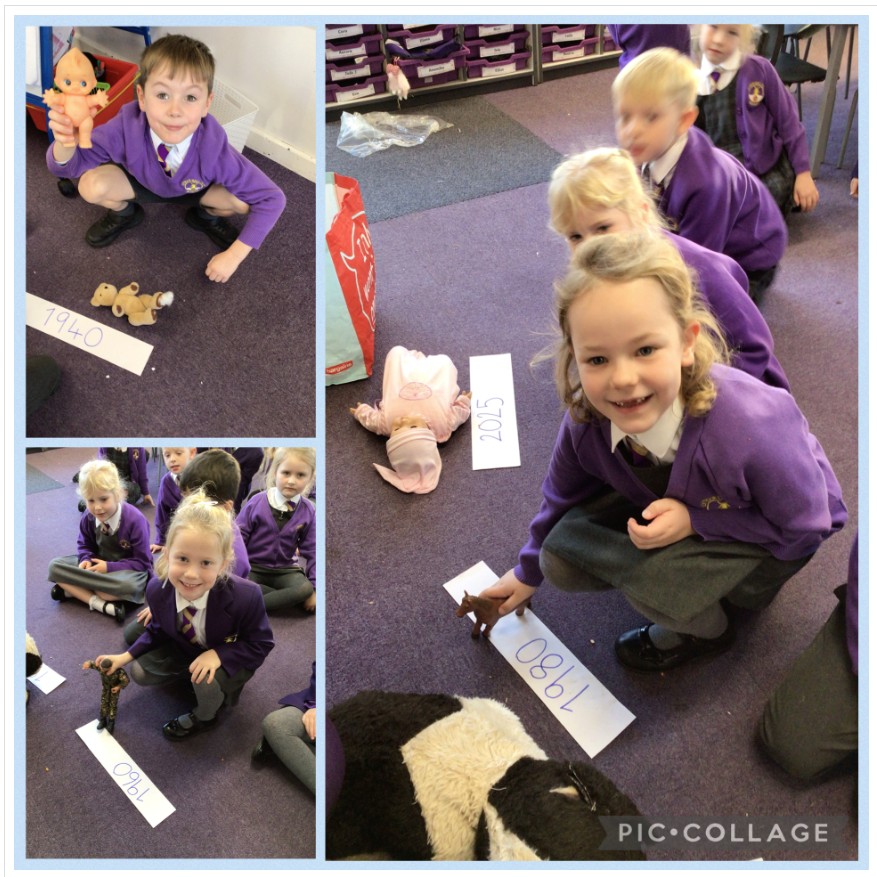 Year 1 are exploring toys through history! Creating their own timelines, they’re building the foundations of understanding chronology.