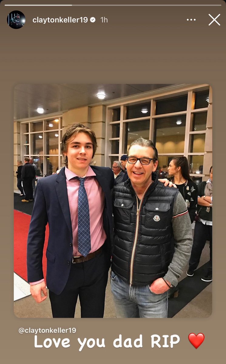 This is fucking heartbreaking. Condolences to the Keller family. We love you guys❤️🙏