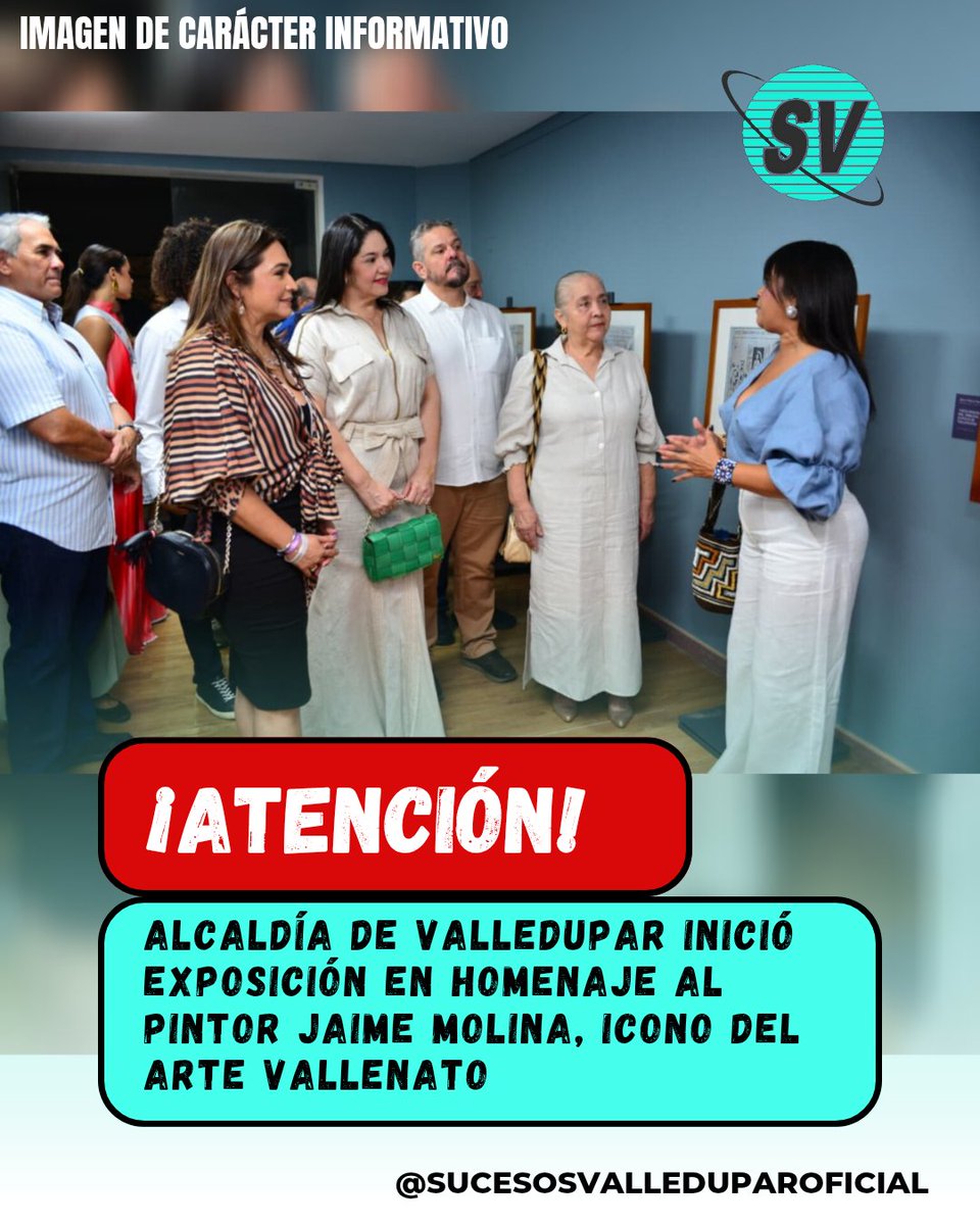 Alcaldía de Valledupar inició exposición en homenaje al pintor Jaime Molina, icono del arte vallenato

<a href="/AlcaldiaVpar/">Alcaldía de Valledupar</a> 

instagram.com/p/DRnSl2EEQ4e/…