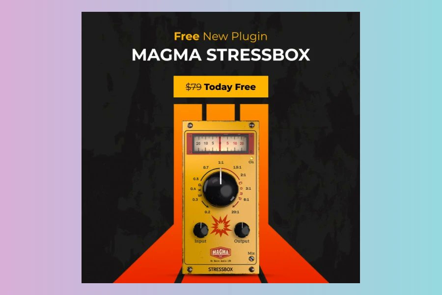 Noizefield's tweet image. Waves Magma StressBox: Free Dynamics Plugin for Black Friday
.
#AUDIOPROCESSING #BLACKFRIDAY #DYNAMICSPLUGIN #FREEPLUGIN #FREEWARE #MAGMASTRESSBOX #MUSICPRODUCTION #SOUNDDESIGN #WAVES #WAVESPLUGINS