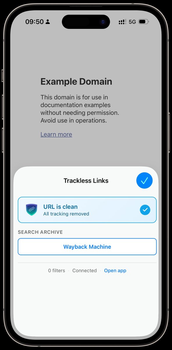 xlth's tweet photo. Still dealing with messy tracking URLs?

Fix it for pennies. Trackless Links is 90% OFF today only.

Clean links, custom redirects &amp; more on Mac + iOS.

https://t.co/sX6AoxAOMO

#BlackFriday #CyberFriday #TechDeals #Privacy #iOS https://t.co/m6oyRewU4f
