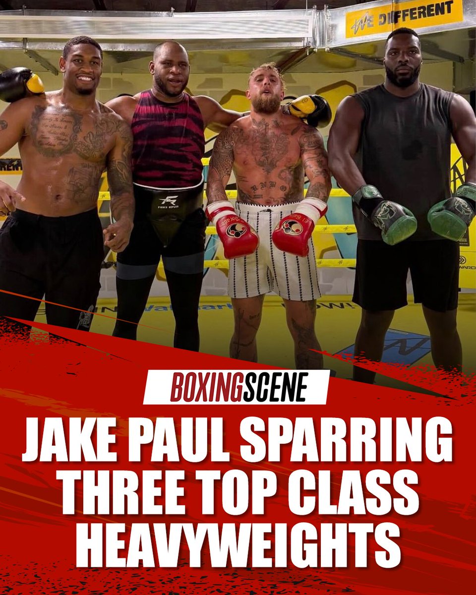 Jake Paul has called in some elite level sparring ahead of facing Anthony Joshua👀
🇬🇧 Lawrence Okolie
🇺🇸 Jared Anderson
🇨🇺 Frank Sanchez

#JakeJoshua