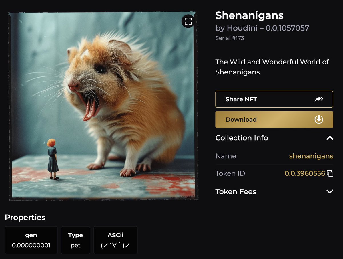 🚨 NFT RAFFLE 🎟️

✅ enter 2 win shenanigans #173 by <a href="/houdini_af/">𝙃𝙤𝙪𝙙𝙞𝙣𝙞 📦</a> ⬇️

1) repost this post ♻️
2) hold an ascii &amp; comment your wallet 👇
        - each penny = 1 ticket 🎟️
        - each nickel = 2 tickets 🎟️🎟️
        - each gold = 3 tickets 🎟️🎟️🎟️
        - each 🍑 = 4 tickets