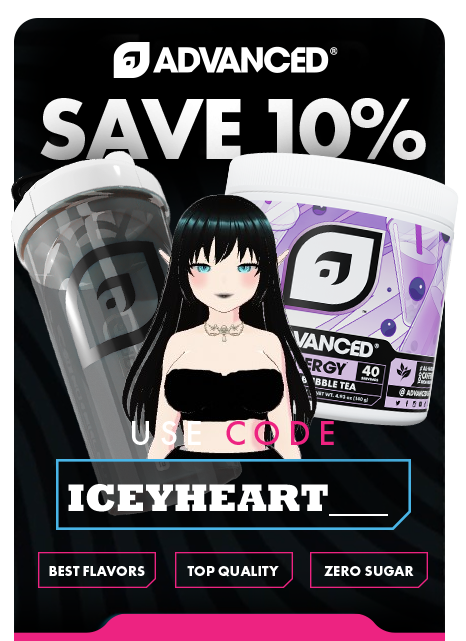 IceyHeart___'s tweet image. Over here bragging about @ADVANCEDgg
again..i truly love them so much. So many things to pick from. My things i focus on are energy and hydration. Don&apos;t forget to use code: ICEYHEART___ at check out