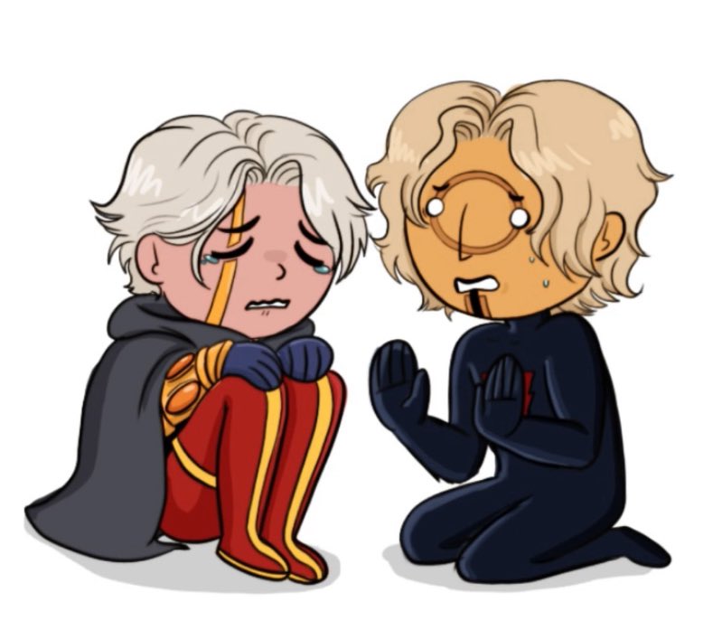 thecosmiccache's tweet image. Little doodle of that scene where Adam was NOT THE BEST SHOULDER TO CRY ON DURING ANNIHILATION CONQUEST
#adamwarlock #phylavell #quasar