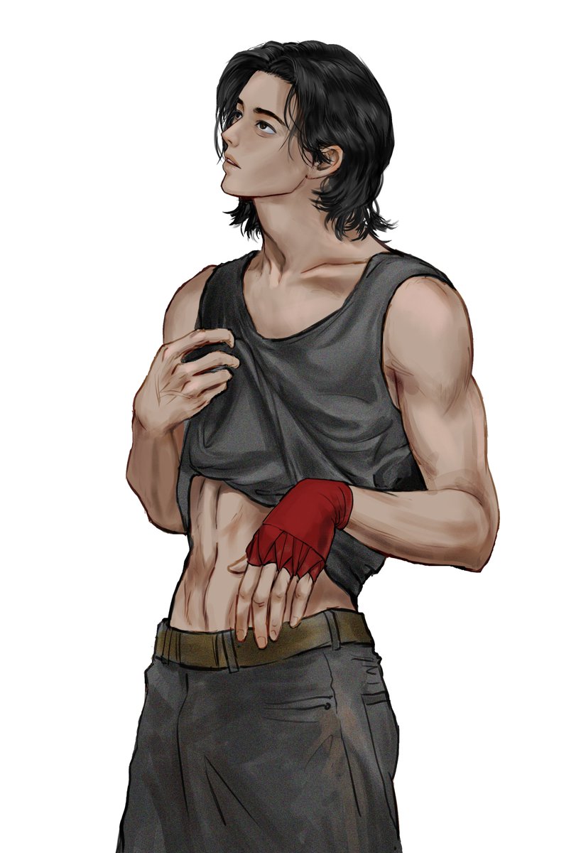 cherryho's tweet image. Who wouldn't desire pyeonghwa?  
today's practice, pose study from photo.

#주의평화 #MasterPeace