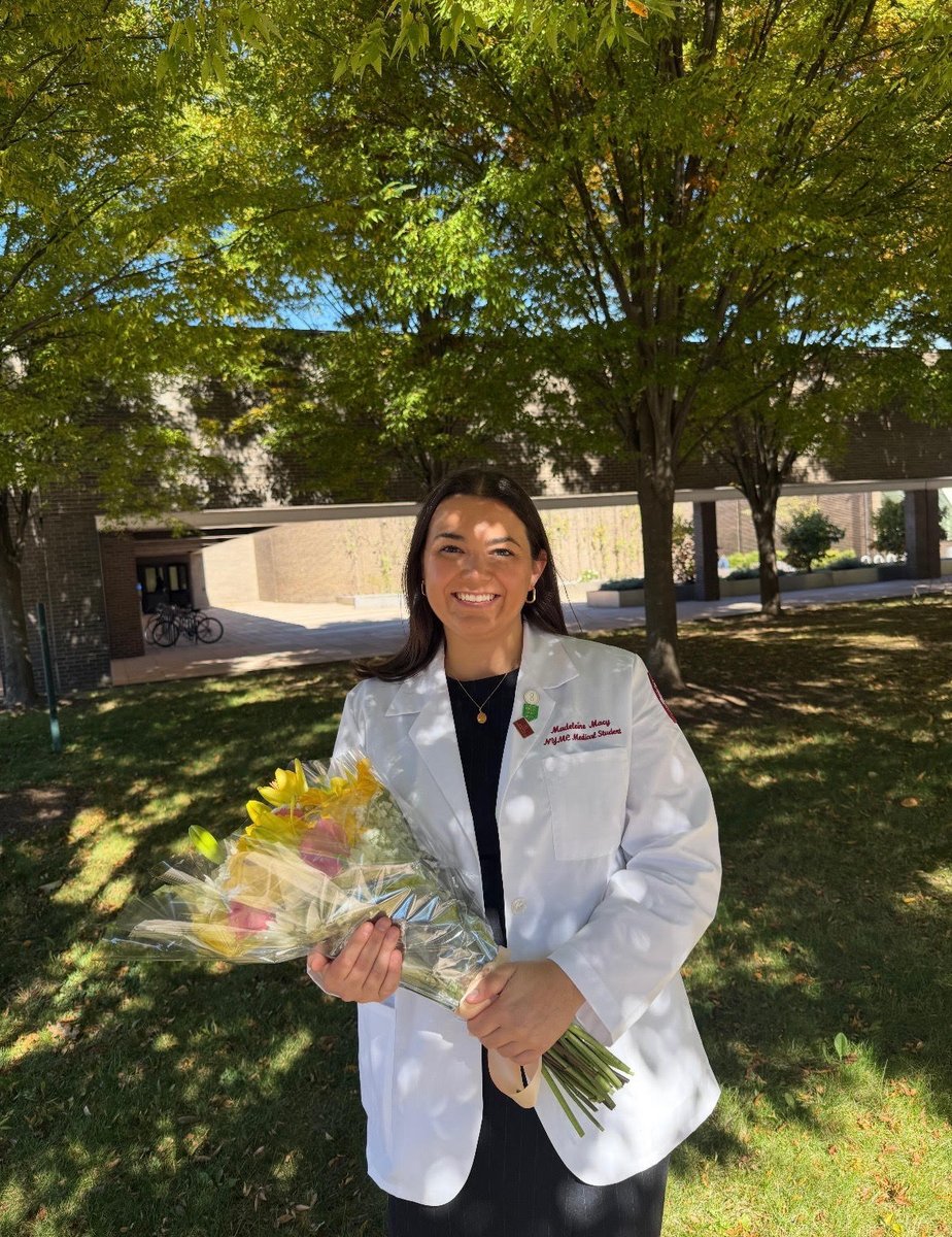 Congratulations to Dr. Madeleine Macy!! Dr. Macy was a previous intern from Georgetown University. She recently received her white coat! 
Congratulations Dr. Macy! Wishing you the best for your future!!
 #Congratulations #WomenInMedicine #Alumni #Intern #Doctor #WhiteCoat