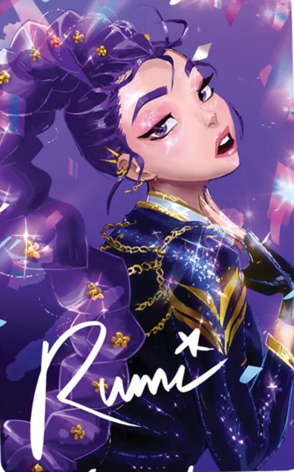 thinkrumi's tweet image. concept art rumi for the art of kpop demon hunters 💜✨