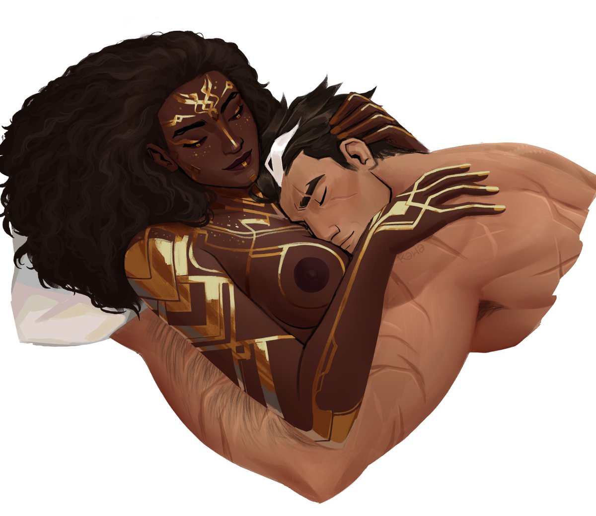 iatekawa's tweet photo. still thinking about them #melrius #melmedarda #darius #artoflegends https://t.co/wNBJvLFe5L