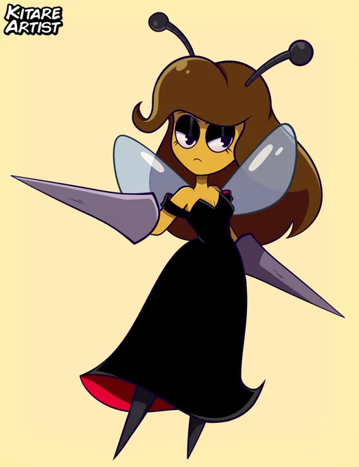 VESBELLA Recently I realized that I've never made a full body artwork of Vesbella (a minor background character from the Ratuna comics) ... so there we go! :D #Ratuna #RatunaComics