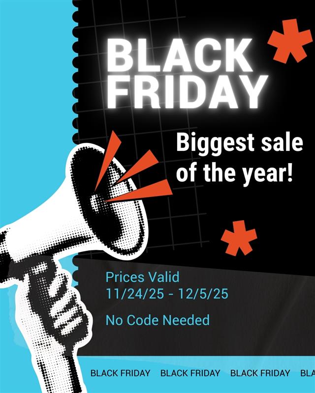 🖤 Black Friday is 𝐎𝐍.
Prices are 𝐃𝐎𝐖𝐍.
Your cart? About to be 𝐅𝐔𝐋𝐋. 🛒

🗓️ 11/24–12/5
🔓 No code needed

Shop the biggest sale of the year: bit.ly/46npeO1