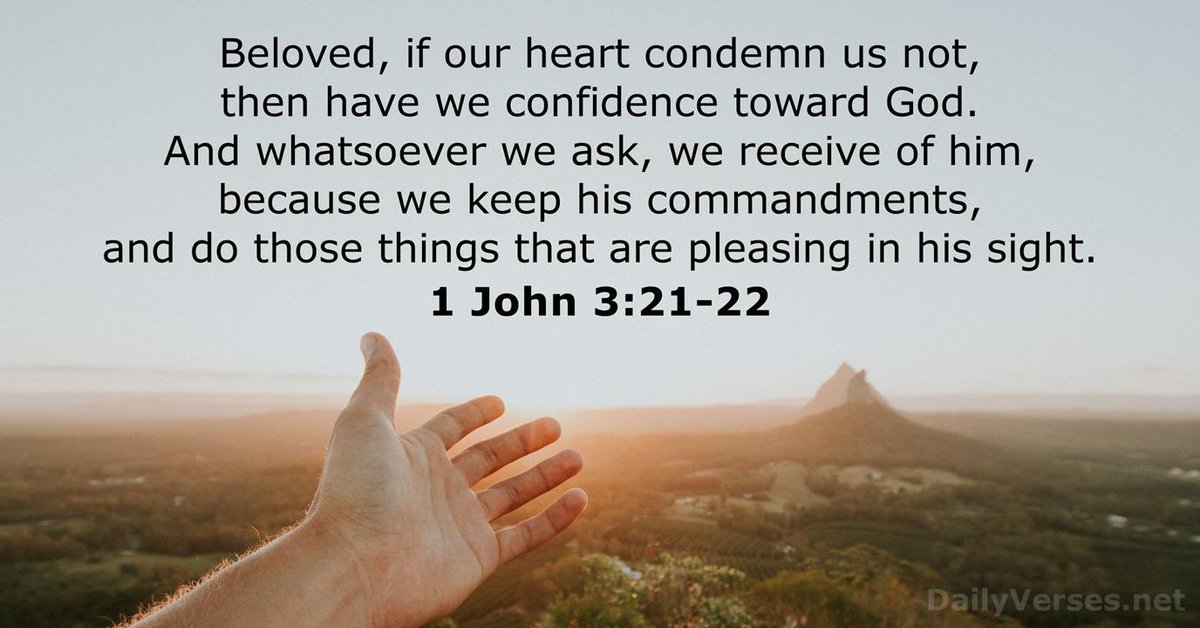 JimSuttle5's tweet image. There is a bold confidence available to us if we walk with God!
This confidence can feed our prayers effectively!

Lord, I want to live and walk in this!

1 John 3:21-22
