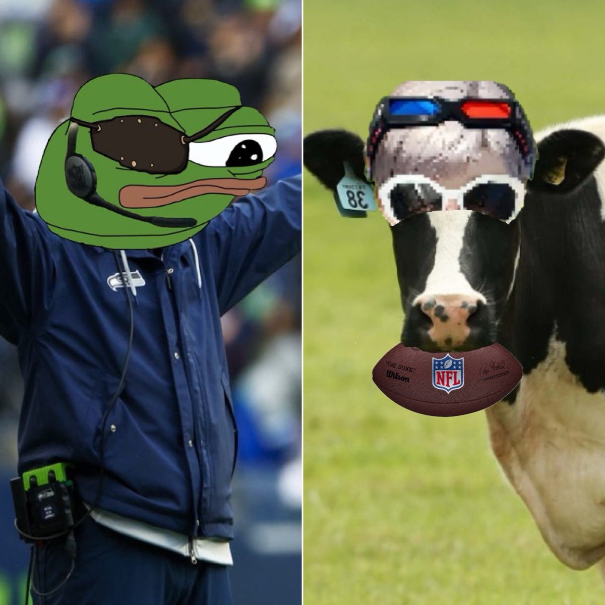 KungFuApu's tweet photo. Week 13 $APU Fantasy Football League
Record: 8-4
Opponent: @realcryptocow
(Cow also 8-4)
Win probability: 56%
Who will be the top frog??
#AFFL https://t.co/5mNxej0FzS