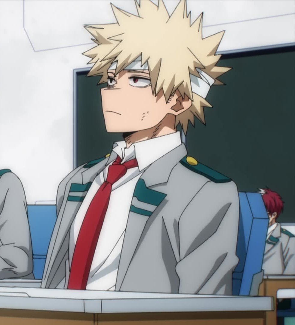 dekulina_'s tweet image. kacchan con corbata GUAPÍSIMO