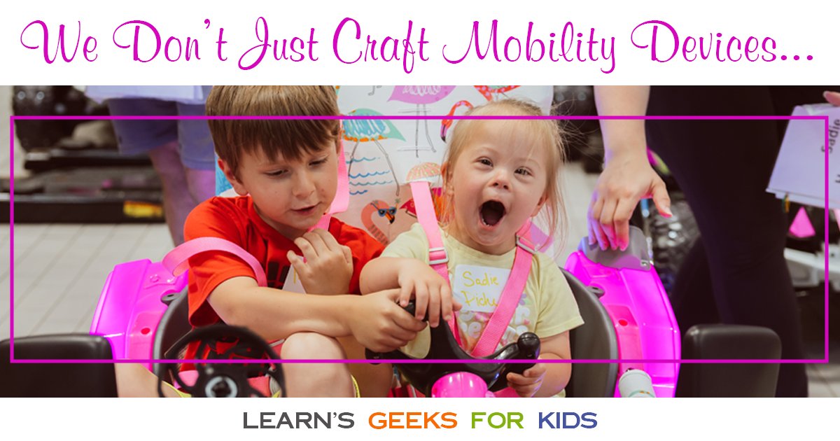 LEARNstem's tweet image. We craft freedom ... we craft moments that matter. #Power2Play #GeeksforKids