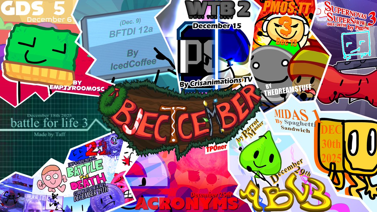 ParrotMasterArt's tweet image. We&apos;re happy to announce an OSC event that will happen in December by the name of &quot;OBJECTCEMBER&quot;! 
Multiple creators have aligned their uploads to form a MASSIVE object show frenzy! Be on the lookout for these shows in the coming month!!
#osctwt #objectshowcommunity  #osc