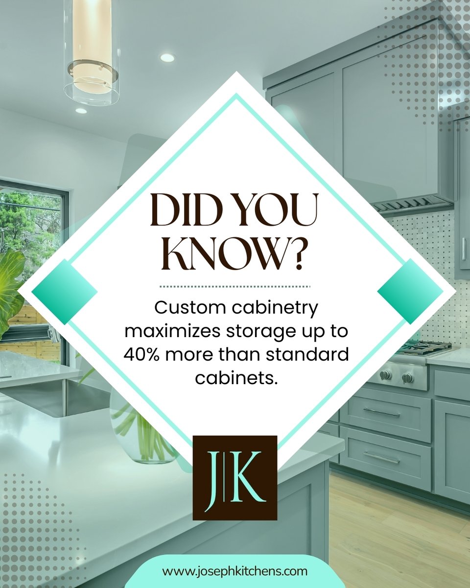 JosephKitchenON's tweet image. #Transformyourkitchen with #smarterstorage! 😍✨ #Customcabinetry can #boostyourspace by up to 40% more than standard #cabinets — giving you the room you need without sacrificing #style. 💡🏡josephkitchens.com/services/kitch…
#KitchenDesign #ModernKitchen #StorageSolutions #KitchenMakeover