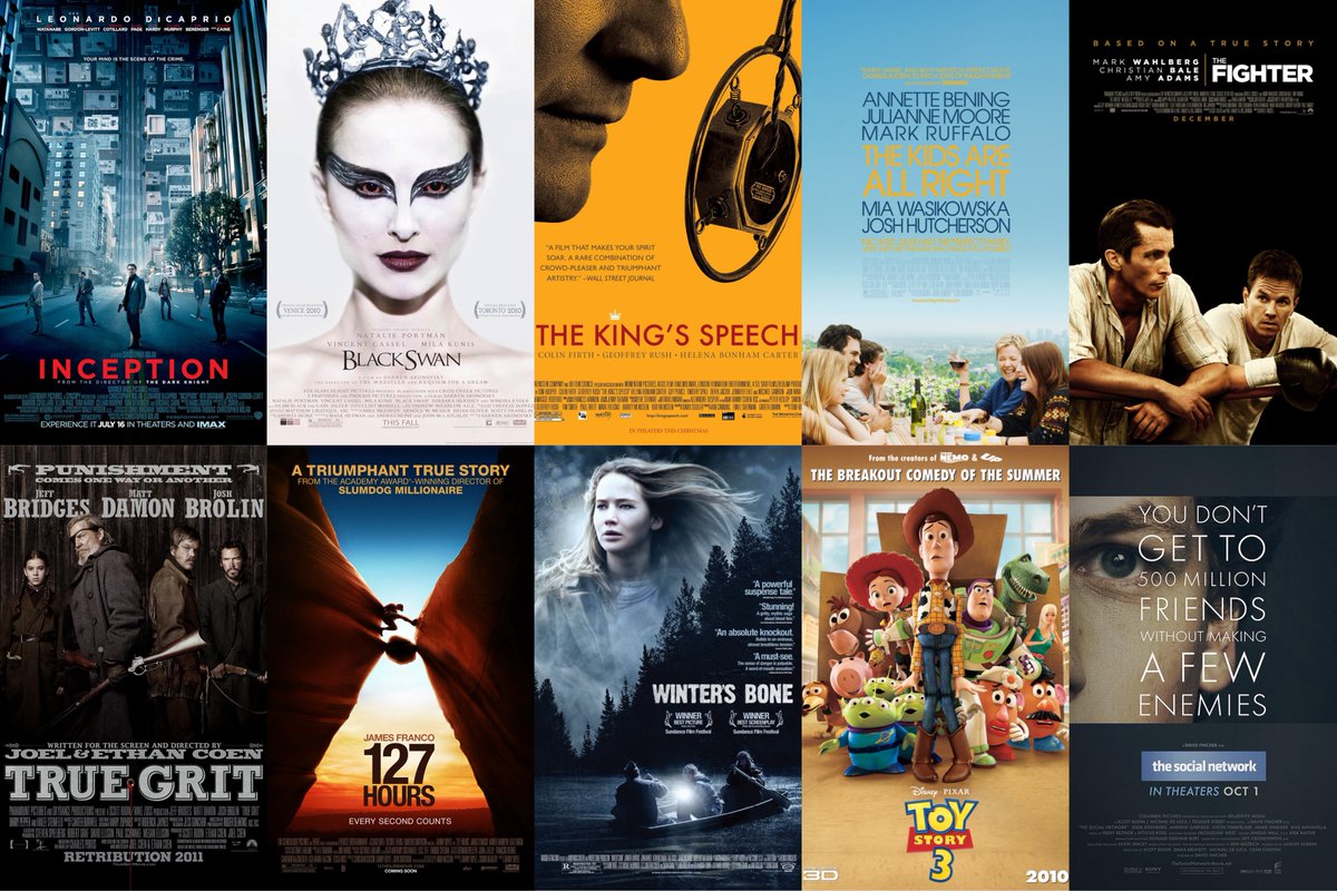 filmstofilms_'s tweet image. 2010 best picture nominees. What’s your top 3?