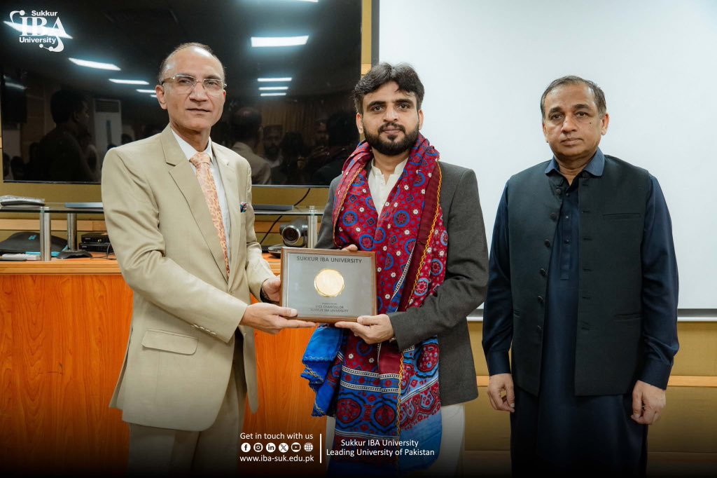 Had an important session at Sukkur IBA uni,this session marked an important engagement aimed at strengthening the connection between the Sindh gov&amp;the student community.
Sukkur IBA Uni,appreciated the Sindh Gov’s initiative to strengthen student engagement&amp;foster academic growth.