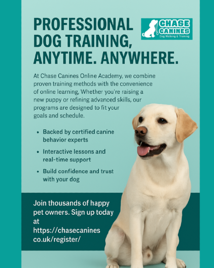 CannyCompany's tweet image. Partnering with @chasecanines, an award-winning trainer making force-free guidance accessible to more families. Low-cost membership: courses, videos, handouts, live Q&amp;amp;As, community, 24/7 access + discounts. Sign up → chasecanines.co.uk/register
 #dogtraining #cannycompany