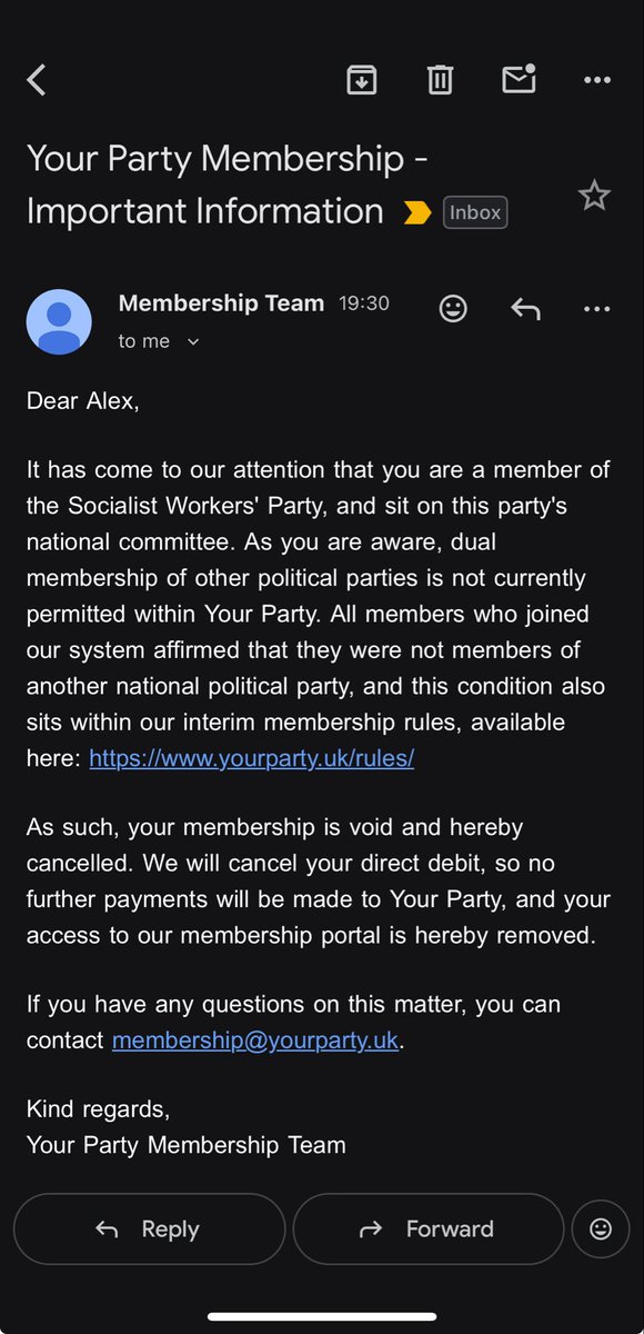I too have fallen victim to Your Party’s night of the long knives - even though I never actually joined. This absurdity aside, it looks as if a huge opening for the radical left in Britain will soon cave in. Tragic.