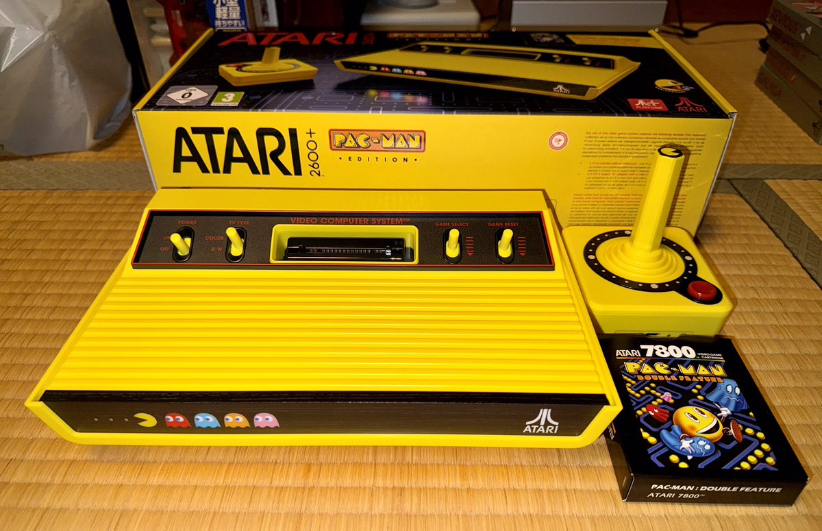 henlyh's tweet image. おはようございます😃
いよいよ今日は「第2回デジスポISESAKIフェス」です！
皆様のご来場をお待ち致しております！😊
昨日、ATARI2600＋パックマンエディションが届きましたー！
コントローラーがワイヤレスになったんですねー！😊
#レトロコンシューマー愛好会
#ATARI2600