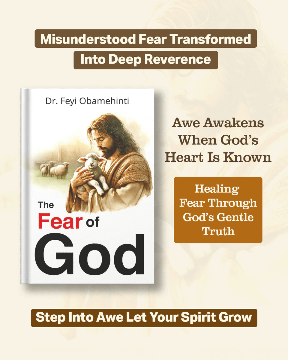 DailyBookBlogs's tweet image. Has the fear of God been misunderstood?
With clarity and grace, Dr. Feyi Obamehinti uncovers how fear of God is not control or shame but deep respect and a life lived in His presence.  @OasisConnection

Available on - amzn.to/47K93yb