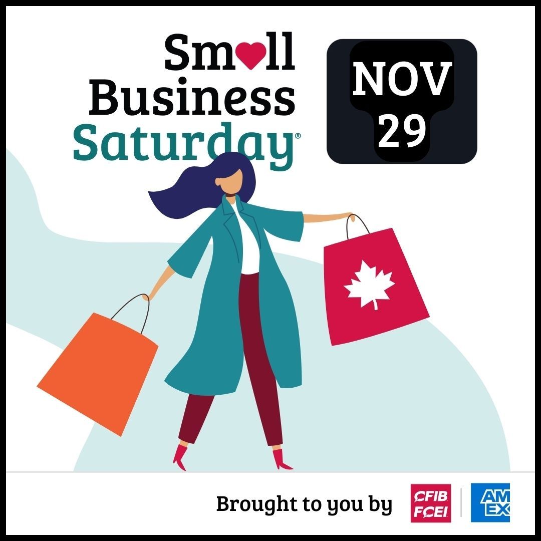 BusinessAreasBC's tweet image. 🛍️ Celebrate #SmallBusinessSaturday on Nov 29th by shopping local! 🛍️

For every dollar spent at a locally owned business or franchise, 66 cents stays local, compared to just 11 cents when you shop at a multinational.

Learn more at: buff.ly/2Gv40ml
