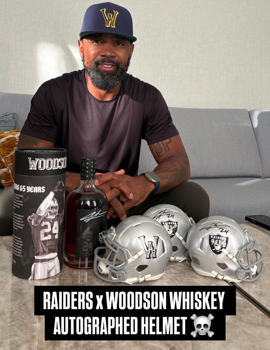 woodsonwhiskey's tweet image. 🚨 RAIDERS AUTOGRAPHED HELMET GIVEAWAY 🚨 

BLACK FRIDAY RAIDERS BUNDLE NOW AVAILABLE. ONLY 200 HELMETS SIGNED! 

Comment below 👇🏾 for chance to win an autographed RAIDERS x WOODSON WHISKEY officially licensed helmet #RaiderNation | @CharlesWoodson