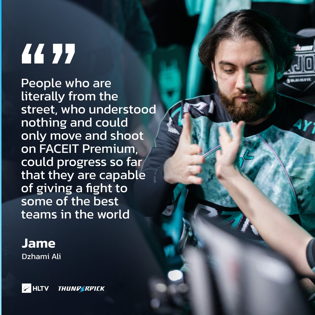 Fair to assume <a href="/JAMEPAIN/">Ali Dzhami</a> didn't expect to go this far with four Major rookies 😅