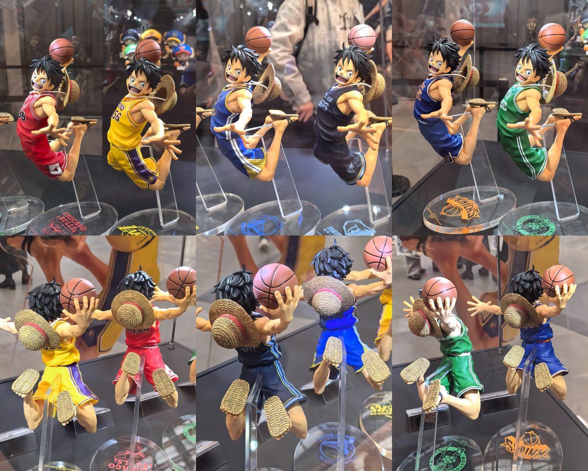 Closer in person look at the One Piece x NBA Master Stars Piece