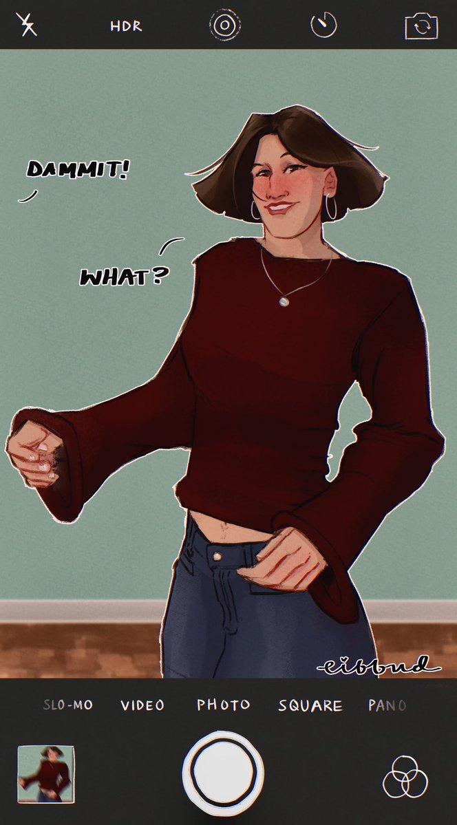 buck's trying to catch her looking unphotogenic. unfortunately eddie is the most beautiful girl in the whole wide world. happy #femeddiefriday