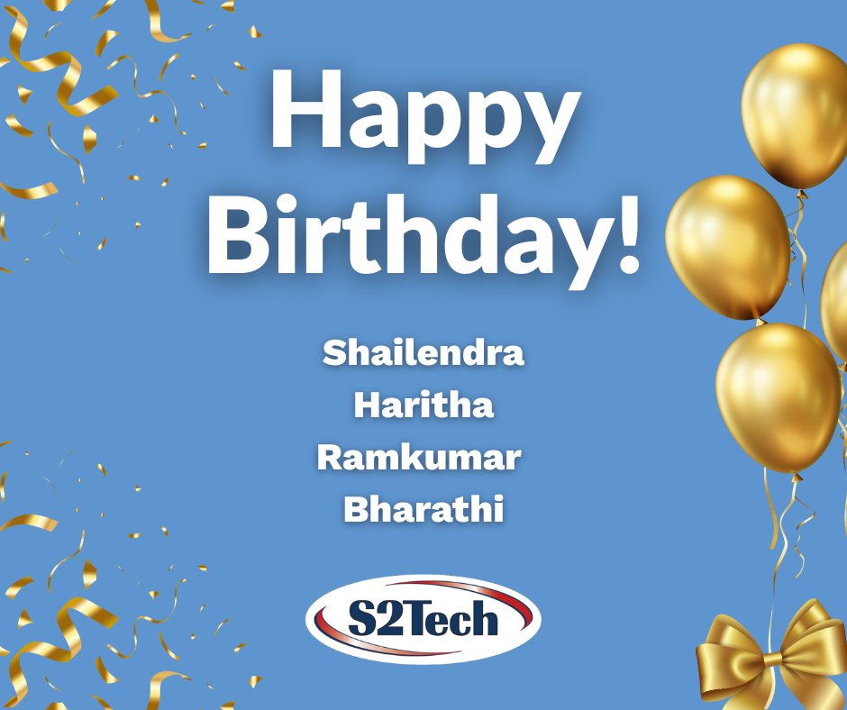 S2Tech's tweet photo. 🎉 Happy Birthday to all our amazing November-born team members! 🧡

Wishing you a season full of cake, laughter, and cozy fall vibes. We’re grateful for all you do. #HappyBirthday #S2Tech #TeamAppreciation #NovemberVibes https://t.co/jtsC1iC0ui