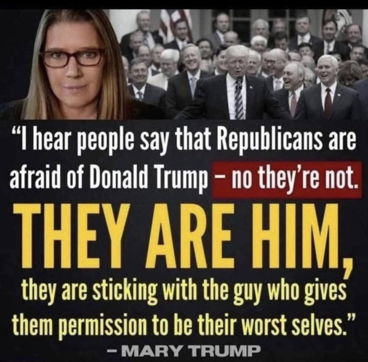 LePapillonBlu2's tweet image. Do you agree with Mary Trump? I do!