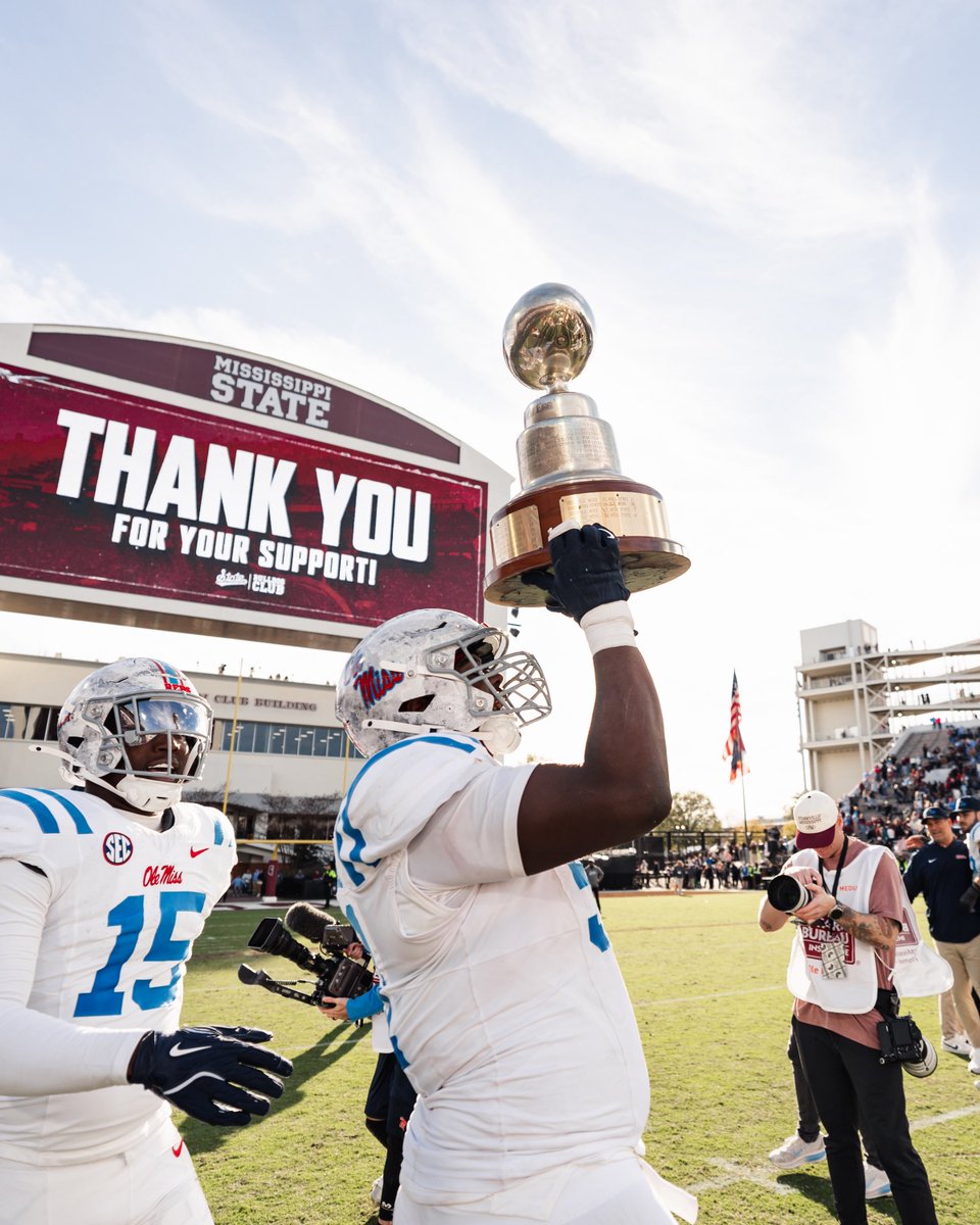 OleMissFB's tweet image. Staying home (for the third straight year) 🏆